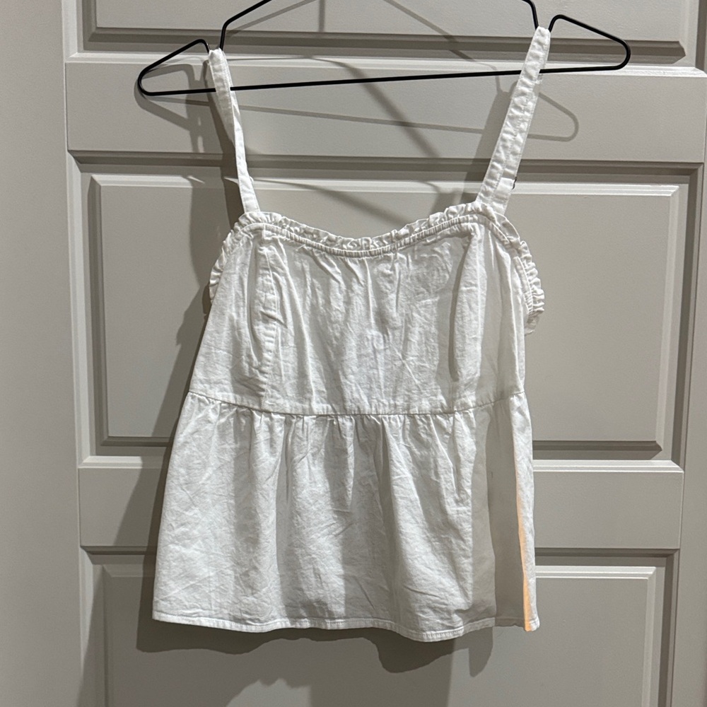 White Sleeveless Women's Top